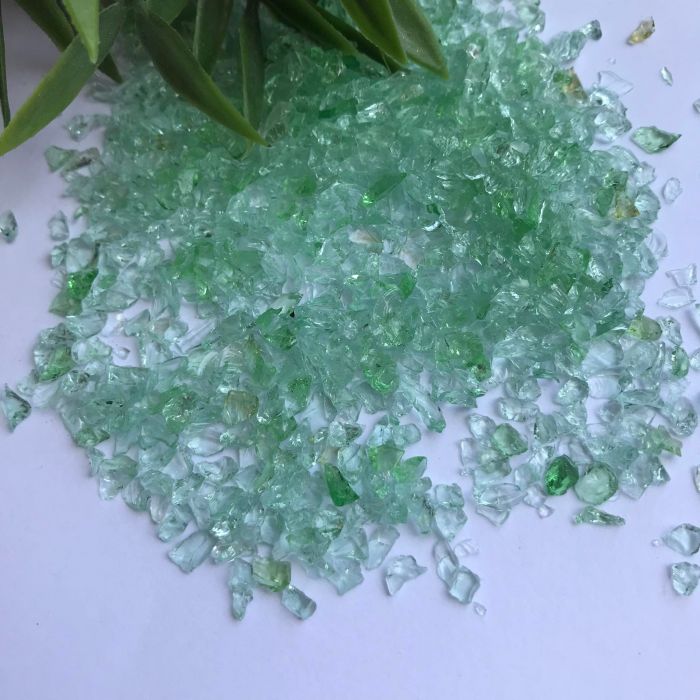 Скляна крихта "Ментол" 2-3 3-5 та 5-8мм упаковка 200грам