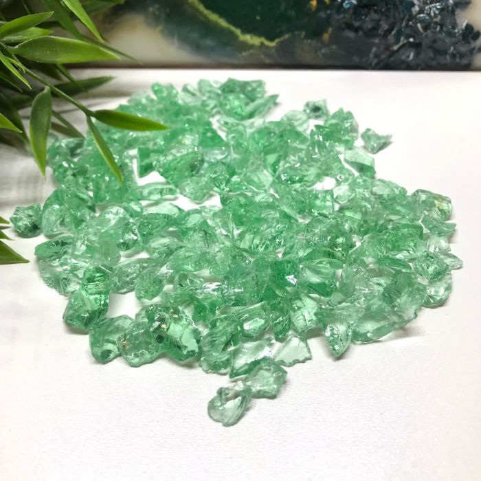 Скляна крихта "Ментол" 2-3 3-5 та 5-8мм упаковка 200грам