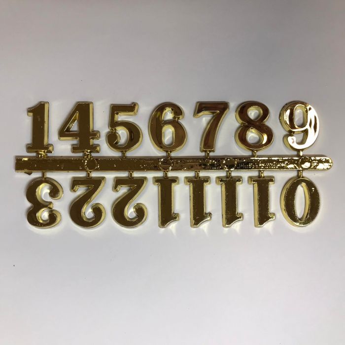 Цифри для годиника 2,3см Золото