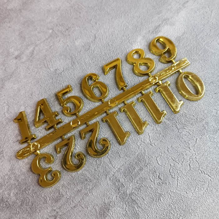 Цифри для годиника 2,3см Золото