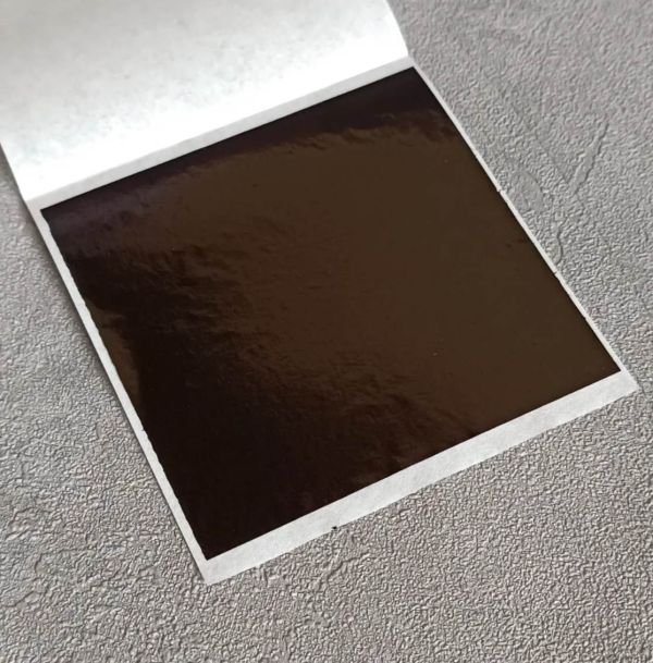 Поталь чорна 9*9см 10 аркушів