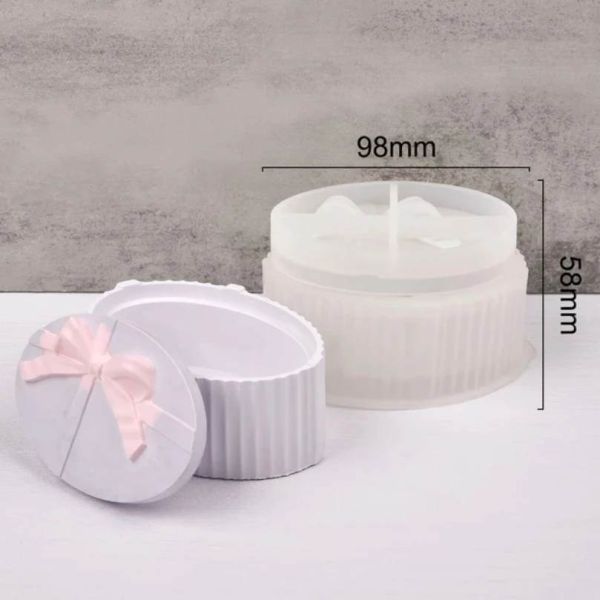 Кашпо овал з бантом