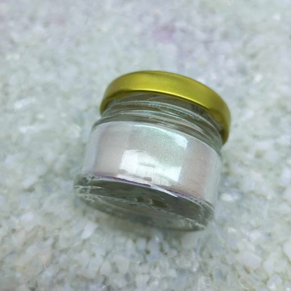 Сухий перламутровий барвник Білий з відливом зеленого