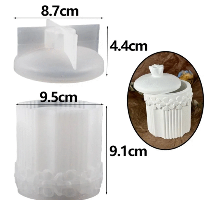 Кашпо з кришкою дзвіночком