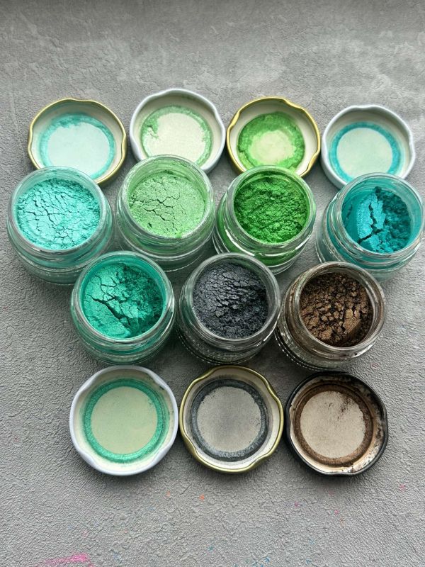 Перламутри зелені 25мл