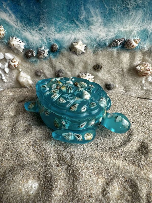 Молд шкатулка черепаха