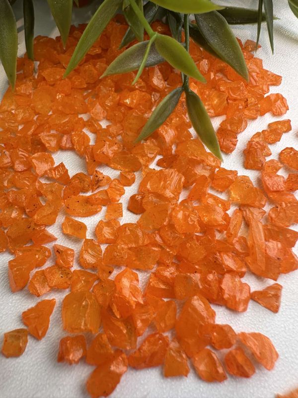 Скляна крихта хурма 3-5 та 5-8мм укаповка 200грам