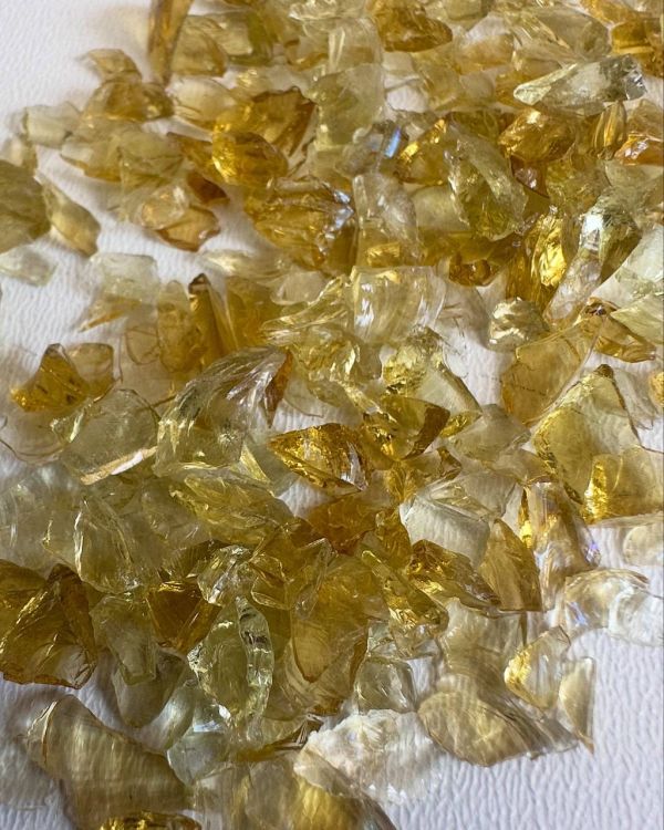 Скляна крихта Цитрин 3-5мм