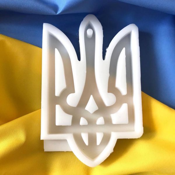 Молд тризуб 6*10см