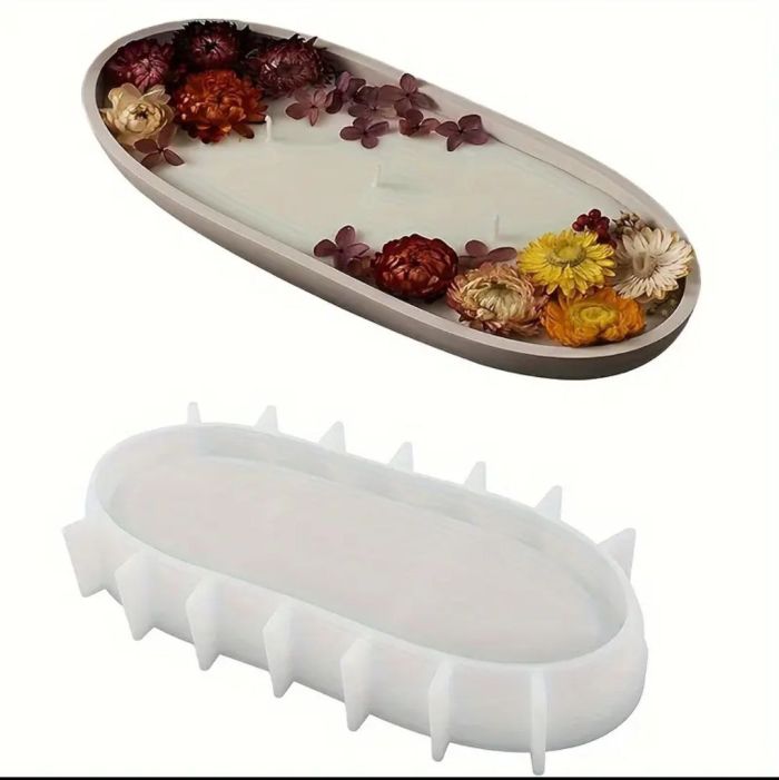 Молд видовжений для гіпсу чи сиоли