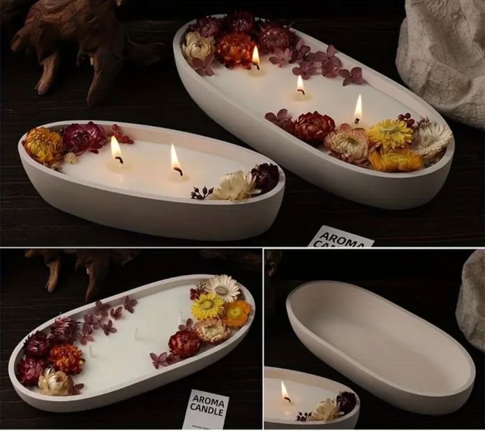 Молд видовжений для гіпсу чи сиоли