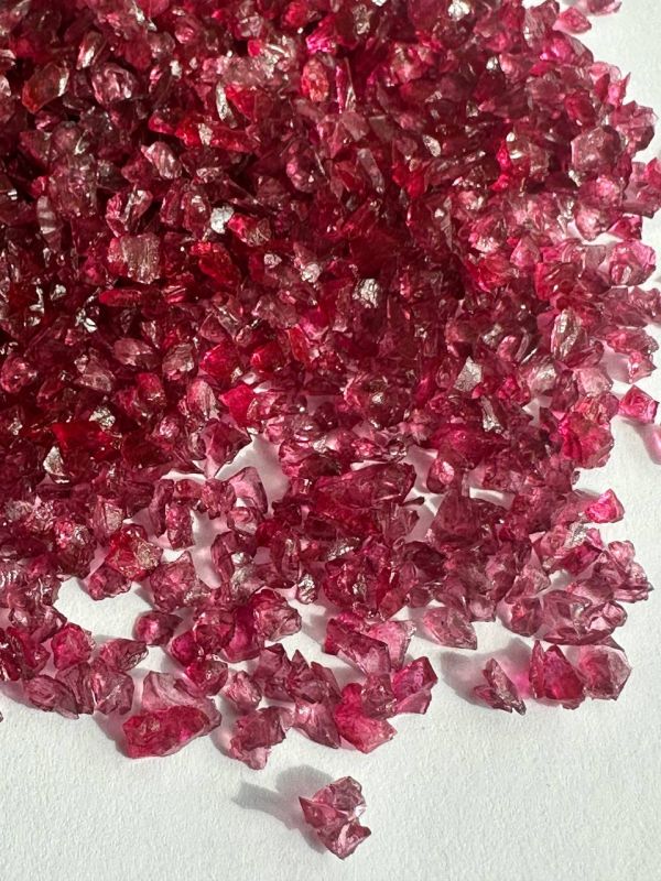 Скляна крихта Соковита вишня 2-3мм упаковка 200грамм