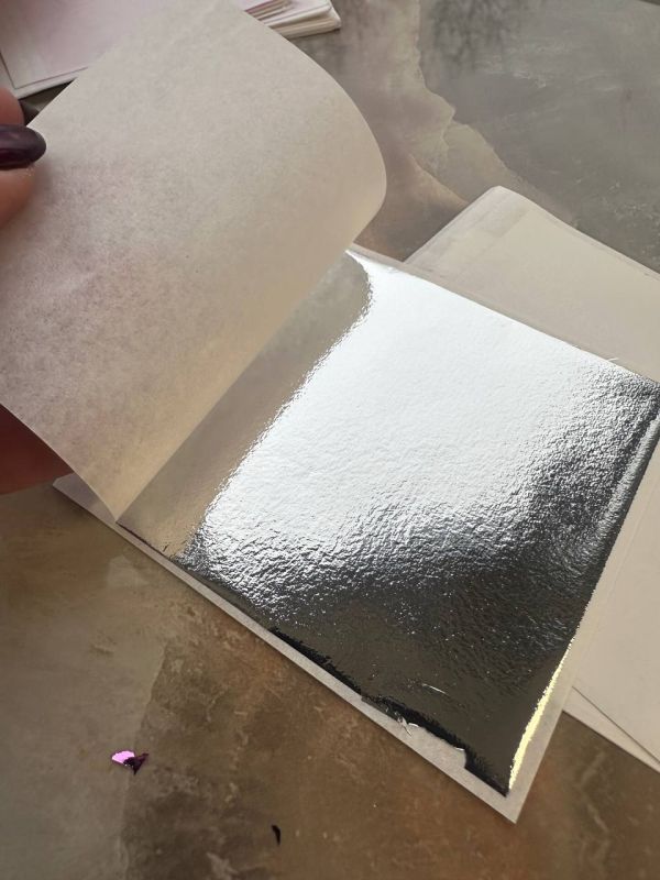 Поталь дзеркальна срібло