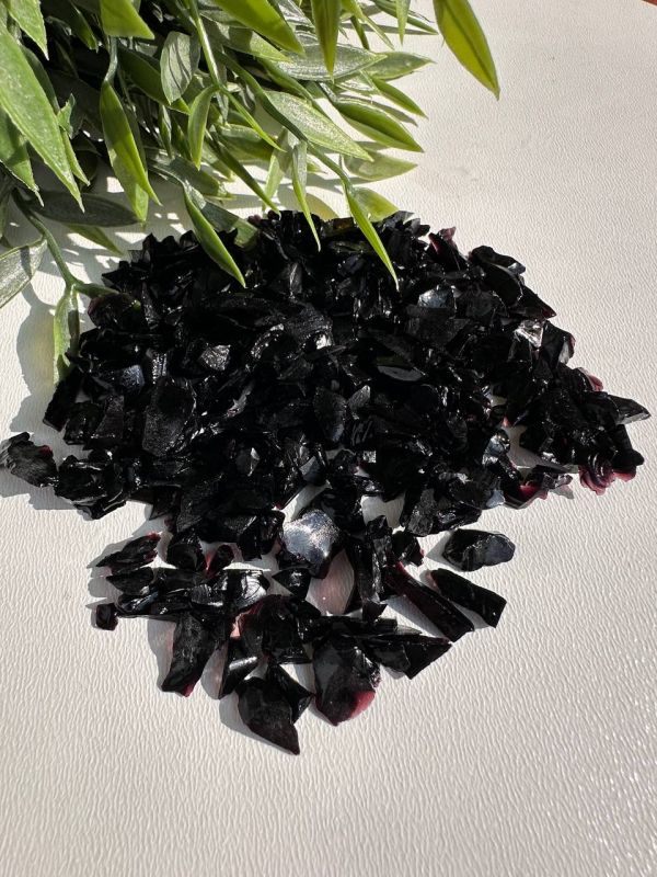  Скляна крихта Бургундія 3-5мм упаковка 200грамм