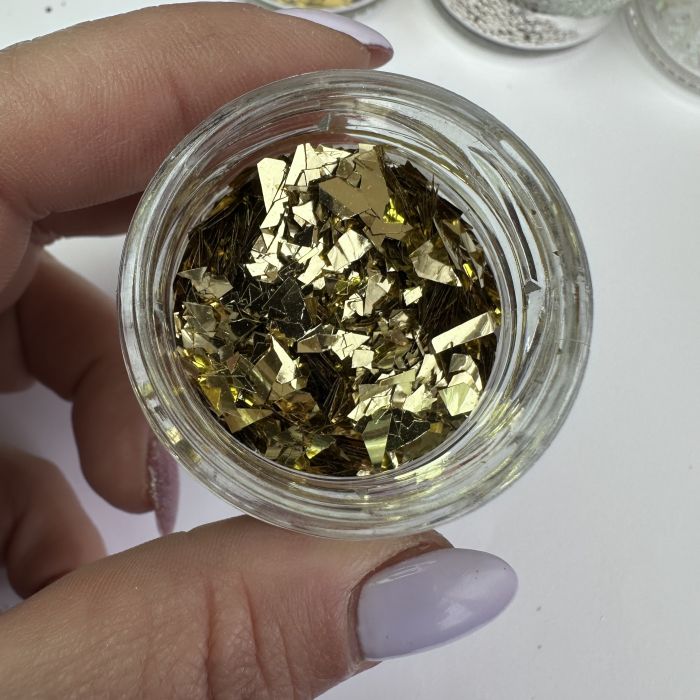 Шампань шматочки глітер блискитки 25мл