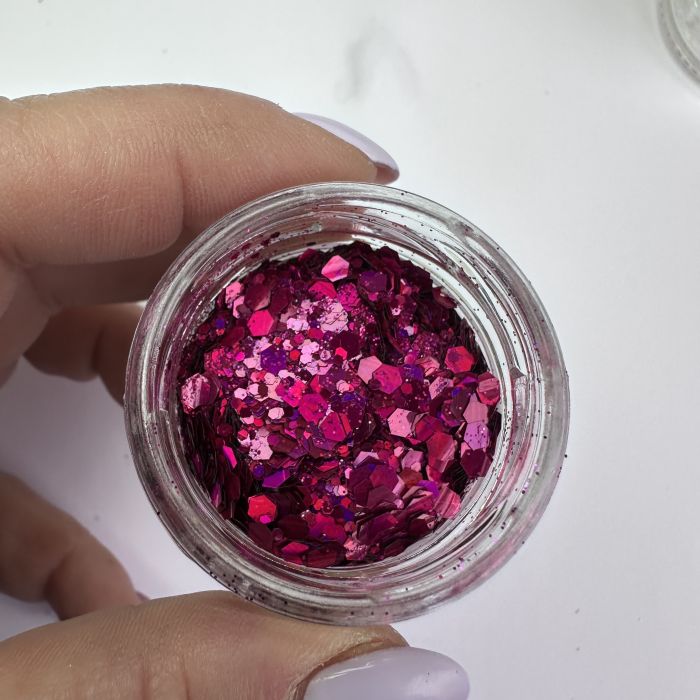 Фуксія соти глітер блискитки 25мл