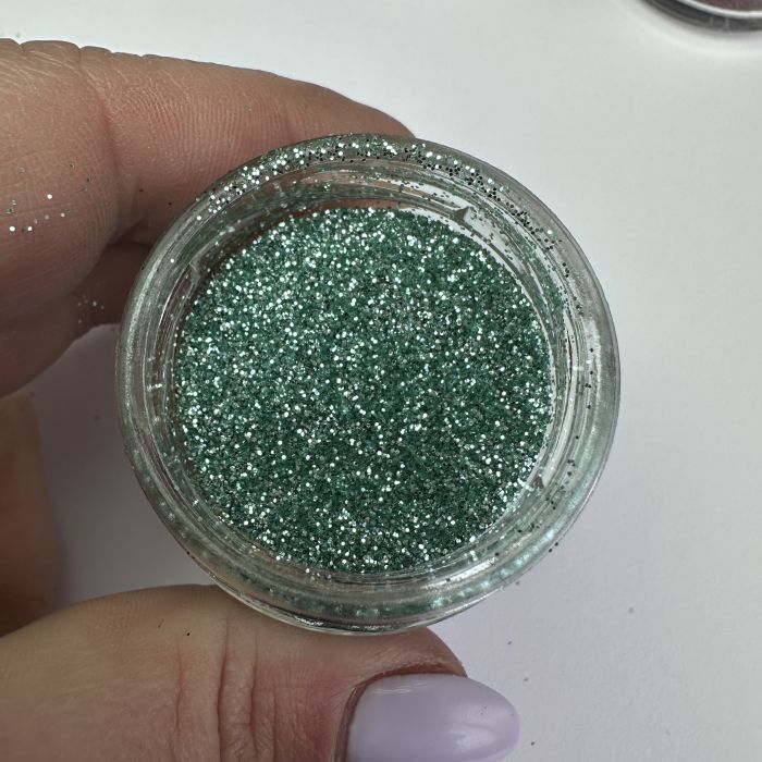 Світла бірюза глітер блискитки 25мл