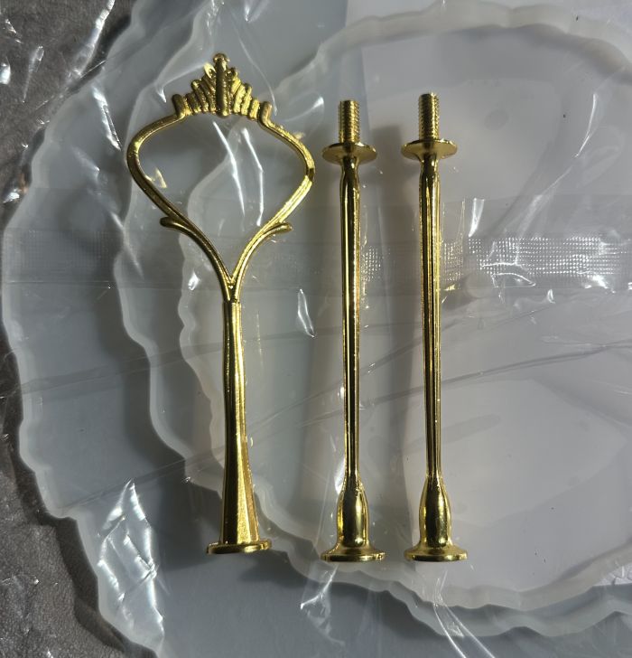 Фурнітура трьоповерхова золото піка