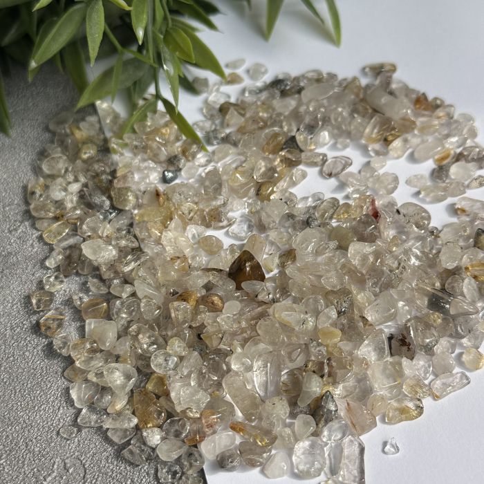 Натуральне каміння рутиловий кварц 3-6мм