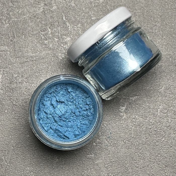 Блакитний дельфініум Сухий перламутровий барвник 25 мл пігмент для епоксидної смоли лаку воску декору