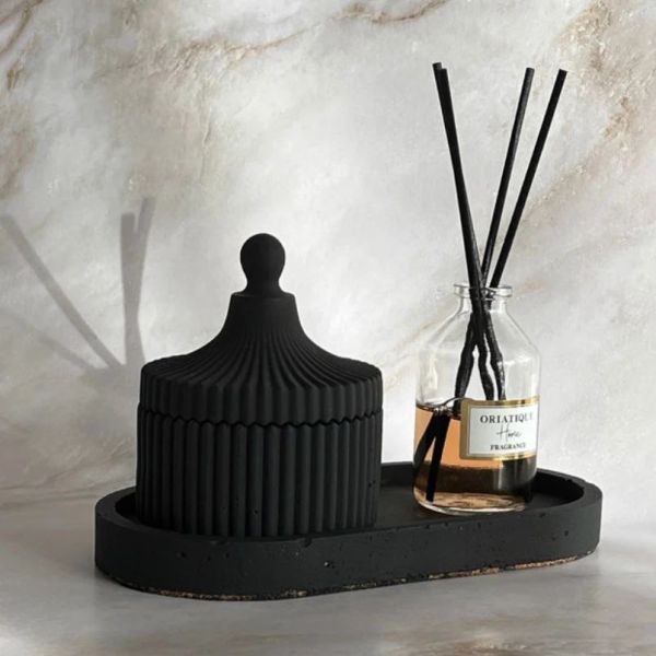 Молд кашпо з кришкою