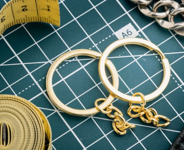 Золото/срібло фурнітура для брелока