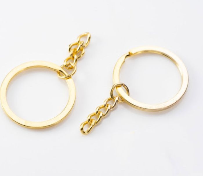 Золото/срібло фурнітура для брелока