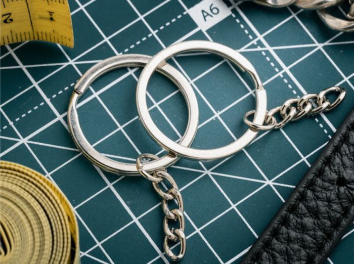 Золото/срібло фурнітура для брелока