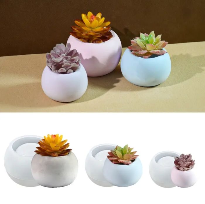 Молд кашпо шар