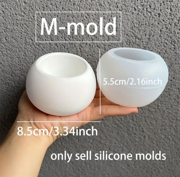 Молд кашпо шар